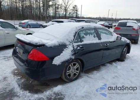 2006 Honda Accord Ex из США, поврежденный, VIN 1HGCM55796A156143